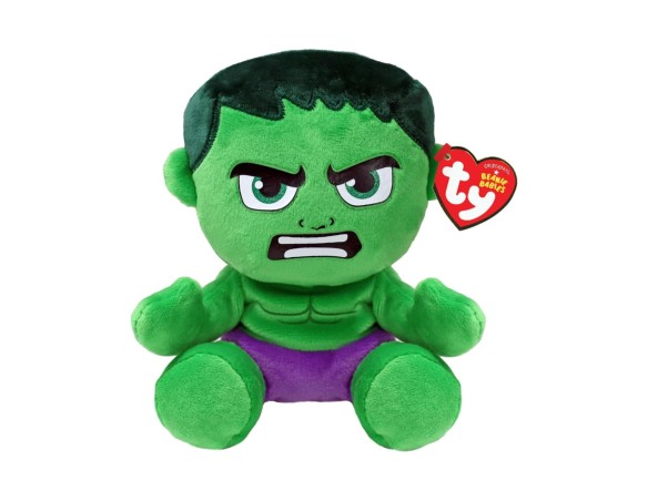 TY Marvel Avengers Hulk - Peluche 20cm hulk