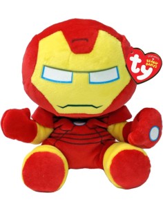 TY Marvel Avengers Iron Man- Peluche 20cm Iron Man