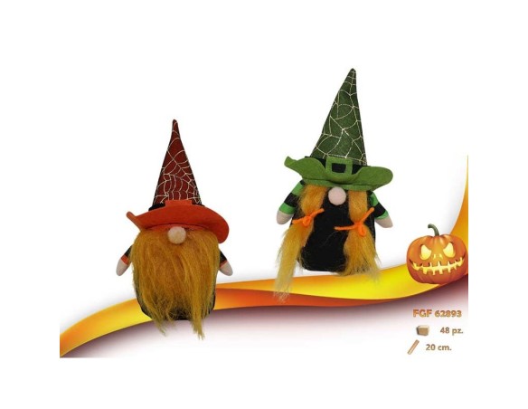 GNOMO IN TESSUTO HALLOWEEN 20 CM ASS FGF62893