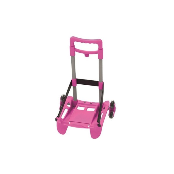 CARRELLINO TROLLEY TURCHESE NERO ROSA FLUO TRE...