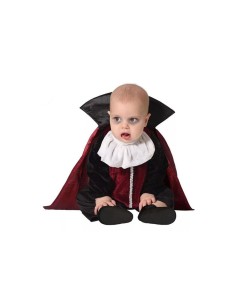 COSTUME BABY VAMPIRO VESTITO COMPLETO DI CAPPELLO PER...