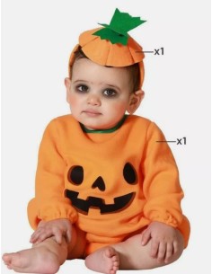 COSTUME BABY ZUCCA VESTITO COMPLETO DI CAPPELLO PER...