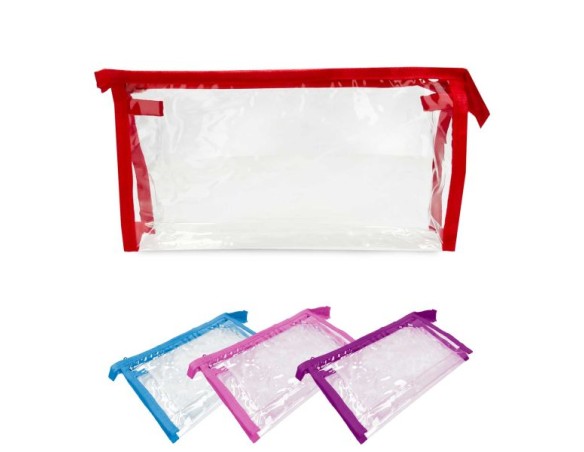 BORSELLO PVC MORBIDO TRASPARENTE