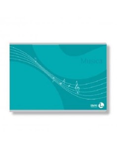 Album musica pentagrammato bm formato 17x24 - 16 fogli