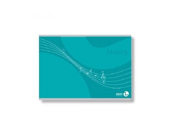 Album musica pentagrammato bm formato 17x24 - 16 fogli