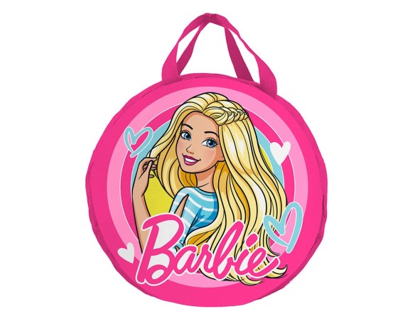 Barbie | CESTO PORTAGIOCHI Borsa portagiochi Barbie bambina fucsia in poliestere 31x48 cm