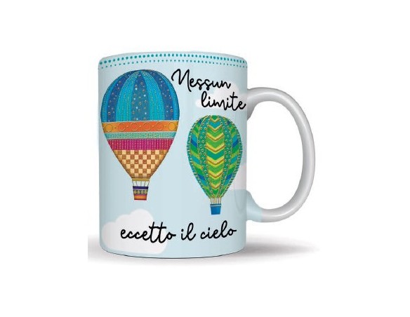 Cromo Tazza Boutique in confezione regalo Nessun limite eccetto il cielo
