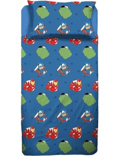 Avengers | Set Completo Lenzuolo Letto hermet Avengers |...