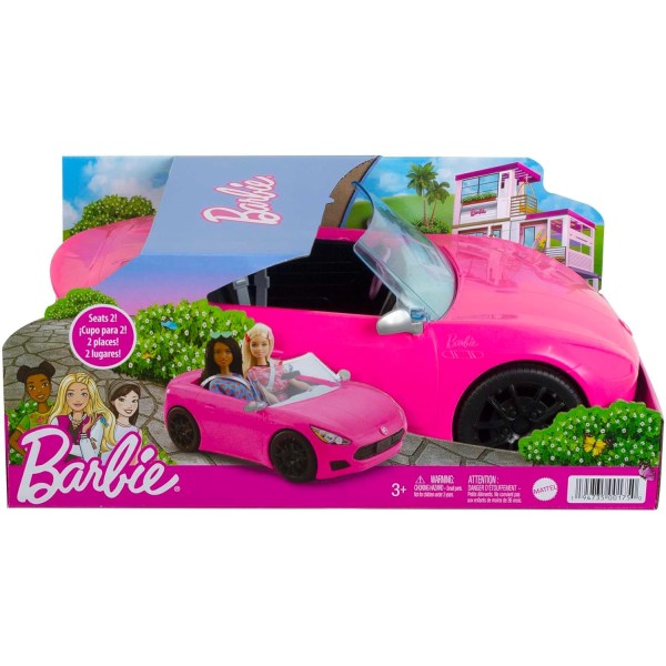 Barbie - Cabrio Veicolo Decapottabile Rosa a...