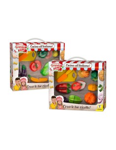 FRUTTA E VERDURA CON VELCRO