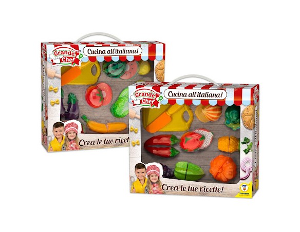 FRUTTA E VERDURA CON VELCRO