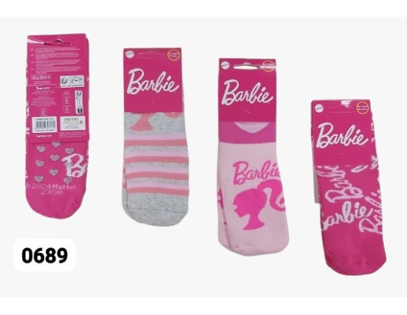 Barbie | CALZE BIMBO ANTISCIVOLO BARBIE 23-26 - 27-30 - 31-34 bambina bimba 0689