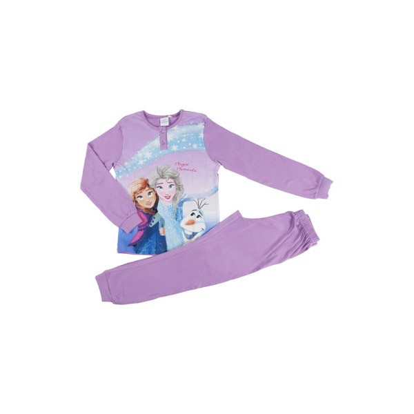 Frozen | PIGIAMA LUNGO caldo COTONE bambina...