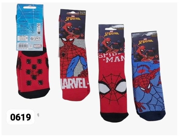 Spiderman | CALZE BIMBO ANTISCIVOLO SPIDERMAN 23-26 - 27-30 - 31-34 bambino bimbo 0619