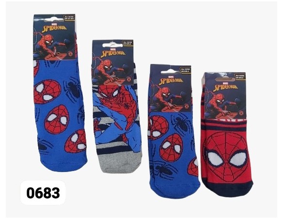 Spiderman | CALZE BIMBO ANTISCIVOLO SPIDERMAN 23-26 - 27-30 - 31-34 bambino bimbo 0683