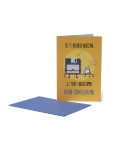 Legami | Biglietto Di Auguri Compleanno Floppy Disk Legami