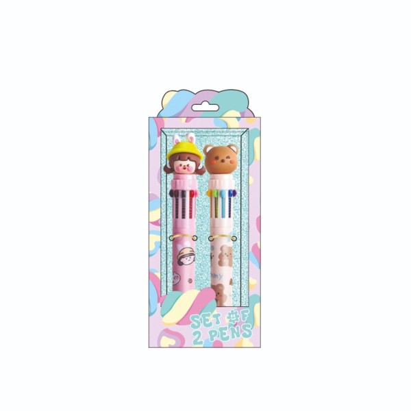 SEVEN SET OF 2 PENS MULTICOLOR PENNE...