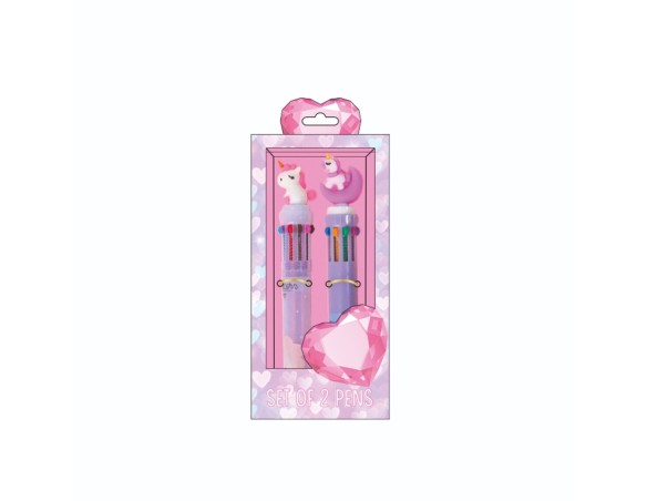 SEVEN Set 2 Penne 10 Colori Unicorni – Tri-Coastal Design
