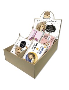 ASTUCCIO BEAUTY CASE TROUSSE IN COTONE 21X13 LE BUBINE CROMO