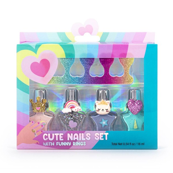 Nail set funny rings kids dream tri coastal...