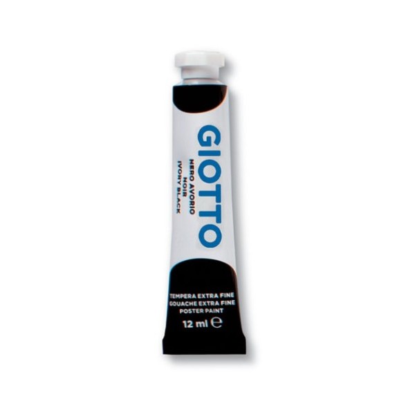 Tempera giotto 12ml n.24 NERO c.u.