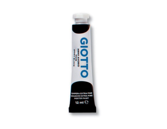 Tempera giotto 12ml n.24 NERO c.u.