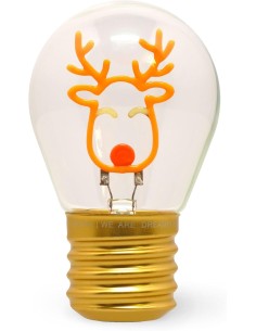 Legami - Lampada da Tavolo a forma di Lampadina, Renna di...