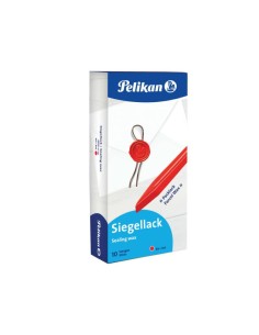 Ceralacca rossa Pelikan 60/10 per pacchi Conf 1 pz - 361220