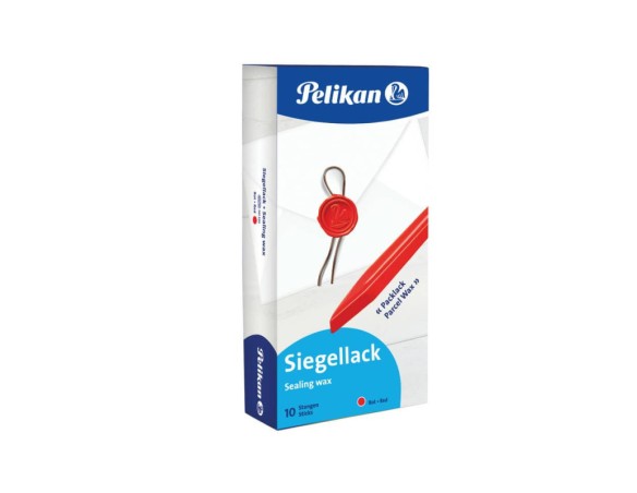 Ceralacca rossa Pelikan 60/10 per pacchi Conf 1 pz - 361220