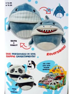 Peluche reversibile tinta unita 61820