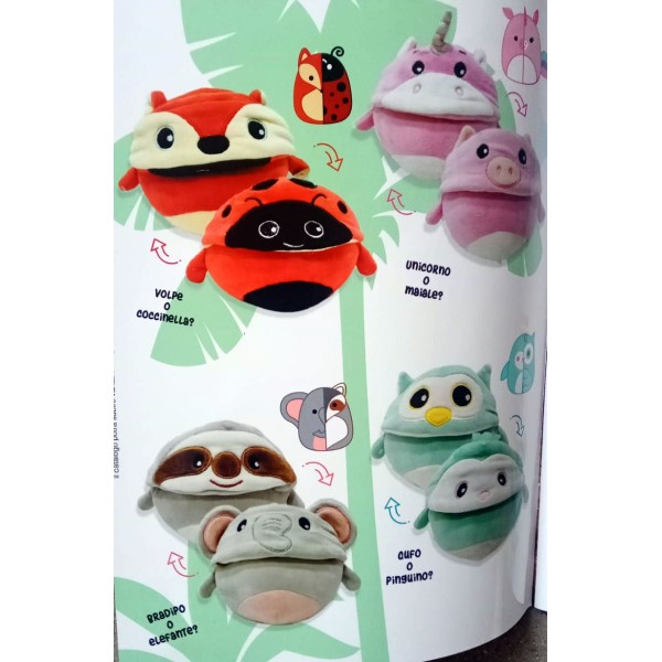 Peluche reversibile tinta unita 61820