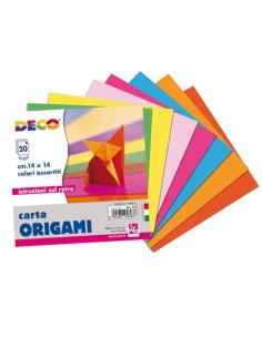 Album Carta origami 14x14 col. 20 FOGLI assortiti