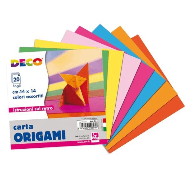 Album Carta origami 14x14 col. 20 FOGLI assortiti