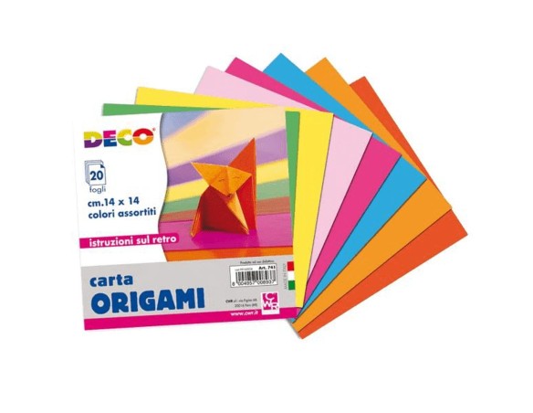 Album Carta origami 14x14 col. 20 FOGLI assortiti