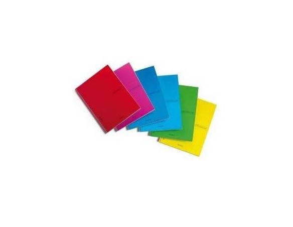Quaderno spiralato A5 rigatura 1R Blasetti copertina in PPL colorata 70 fogli ideale per scuola e ufficio