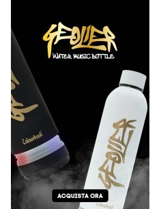 Borraccia termica Geolier con cassa musicale – Nero o...