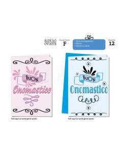 BIGLIETTO ONOMASTICO