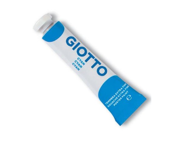 Tempera giotto 7,5 ml n.15 CIANO c.u.
