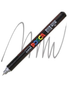 UNI POSCA UNIPOSCA PENNARELLO EXTRA-FINE PC-1MR ARGENTO...
