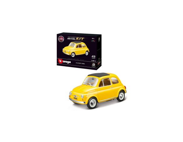 Bburago Fiat 500F (1965) Metal Kit Die Cast in scala 1:24 43 Part