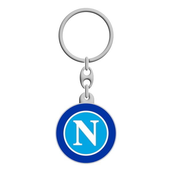 Napoli | PORTACHIAVI IN METALLO SMALTATO LOGO...