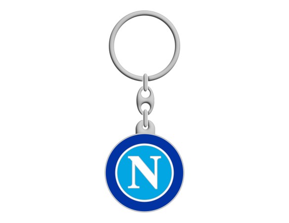 Napoli | PORTACHIAVI IN METALLO SMALTATO LOGO OLD NAPOLI