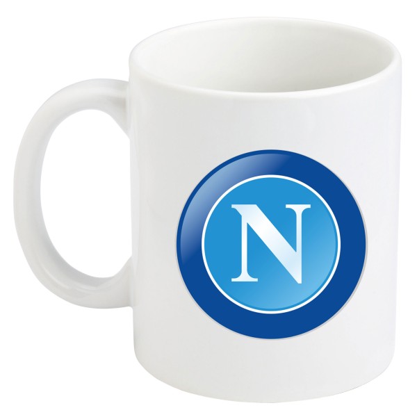 Napoli | TAZZA IN CERAMICA INTERNO BIANCO LOGO...