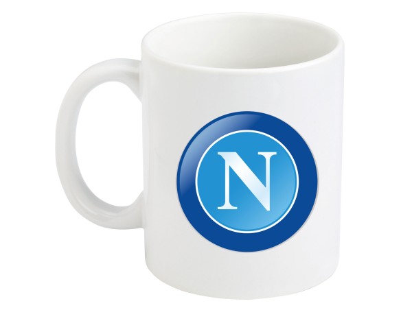 Napoli | TAZZA IN CERAMICA INTERNO BIANCO LOGO OLD NAPOLI