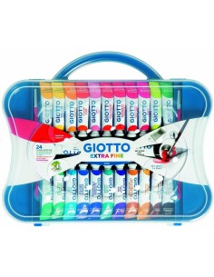Tempera Tempere Giotto Valigetta con 24 Tubetti da 12 ml...