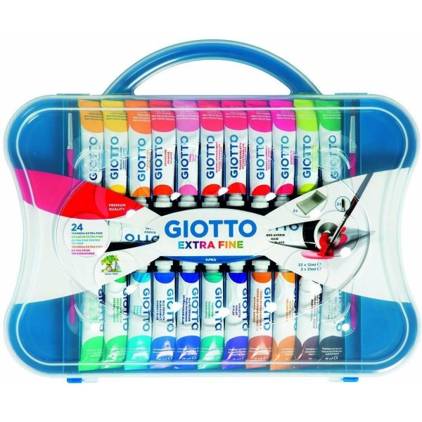 Tempera Tempere Giotto Valigetta con 24 Tubetti...