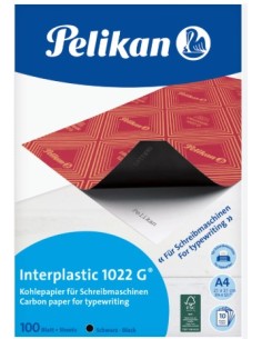 CARTA COPIATIVA A4 NERO PELIKAN 500 H HAND CARBON CARBONE...
