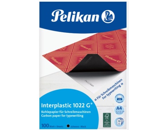 CARTA COPIATIVA A4 NERO PELIKAN 500 H HAND CARBON CARBONE ( 1 PEZZO )