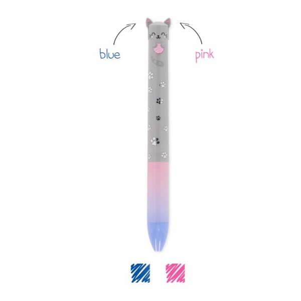 Legami | Penna A Due Colori Click & Clack Kitty...