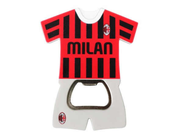 Milan | APRIBOTTIGLIE MAGNETICO IN PLASTICA E METALLO CON MAGLIA MILAN